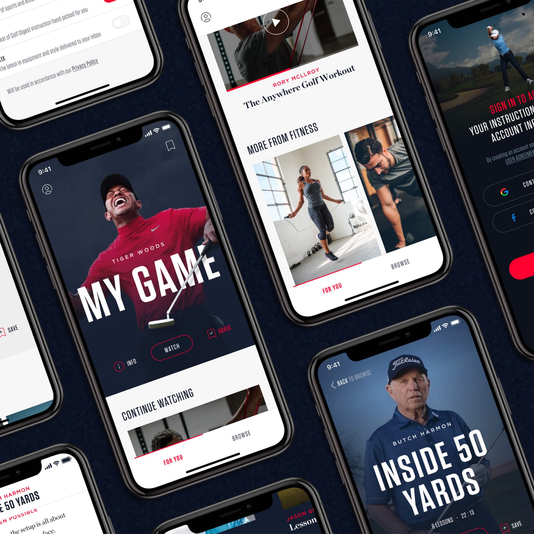 GolfDigest Schools app